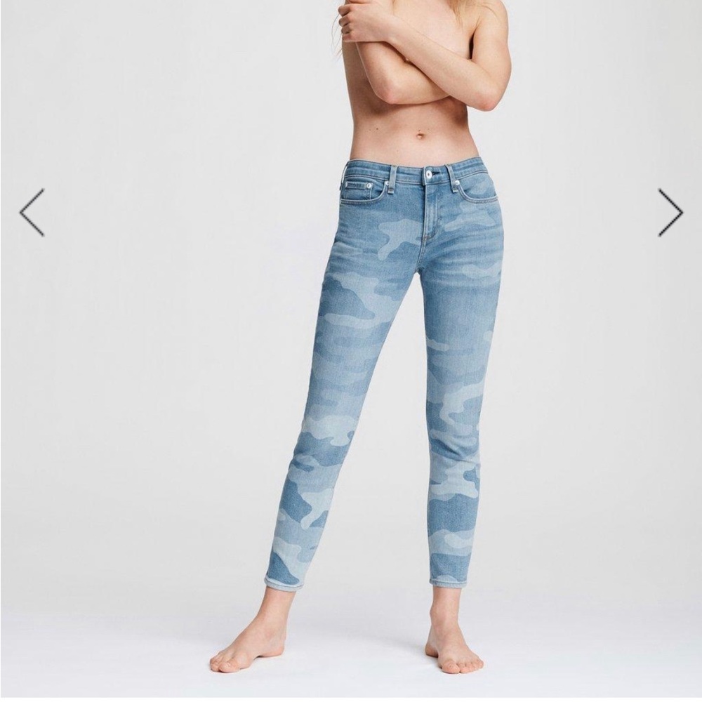 Rag and Bone Kate jeans - camouflage!! Size 25